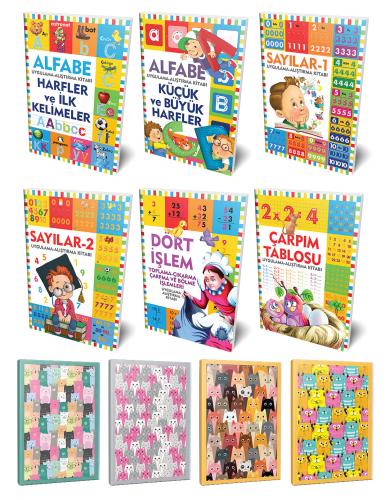 Etkinlik Kitapları 6lı Kitap Seti ve 4 Defter -4