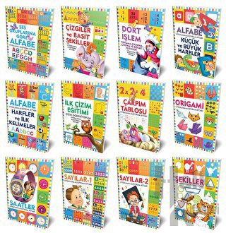 Etkinlik Kitapları Seti (12 Kitap Takım)