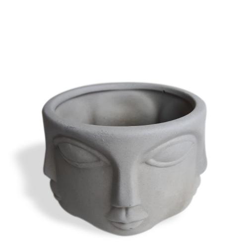 Faced Beton Saksı, Küçük Boy - Halkkitabevi