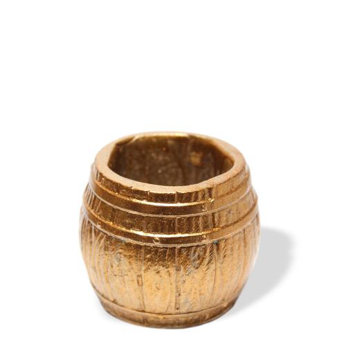 Fıçı Beton Saksı - Bakır - Halkkitabevi