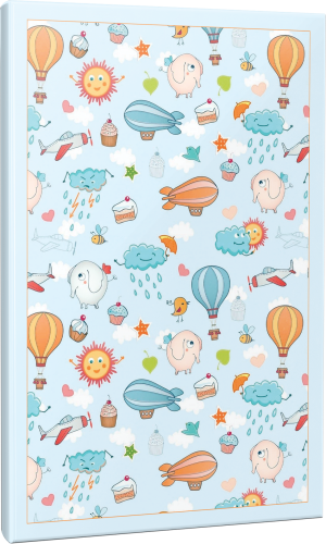 64 Sayfa Çizgisiz Okul Defteri - Gökyüzü