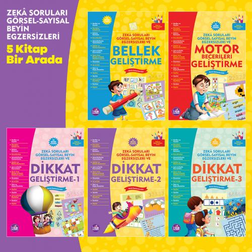 Görsel Saysal Beyin Egzersizleri 5 Kitap Bir Arada