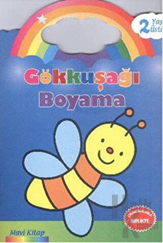 Gökkuşağı Boyama : Mavi Kitap - Halkkitabevi