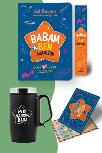 Babalar Gününe Özel - Babam ve Ben Aramızda Günlüğü ve İyi Ki Varsın Baba Yazılı Termos