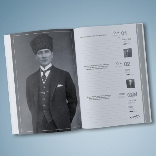 Komutan 2027 Atatürk Ajandası - Halkkitabevi