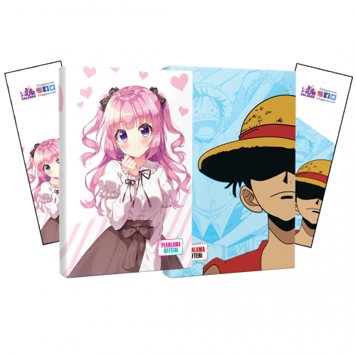 İkili Violet-Luffy Defter ve Ayraç - Halkkitabevi