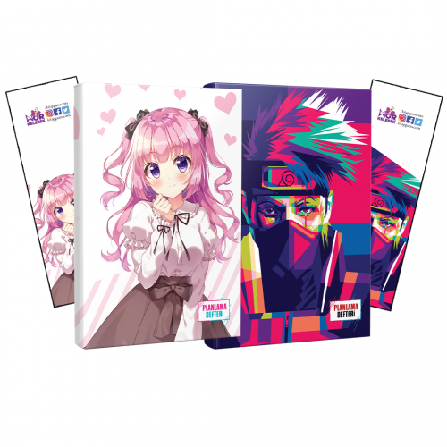 İkili Violet-Naruto Defter ve Ayraç - Halkkitabevi