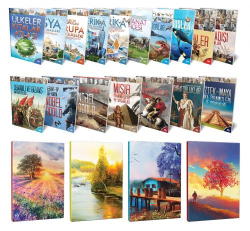 İlk Kütüphanem 17li Kitap Seti ve 4 Defter -2