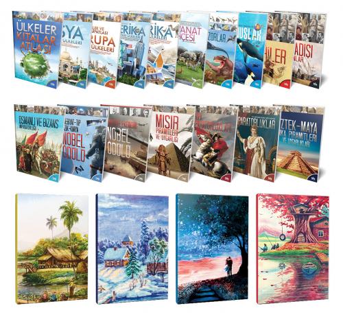 İlk Kütüphanem 17li Kitap Seti ve 4 Defter -3