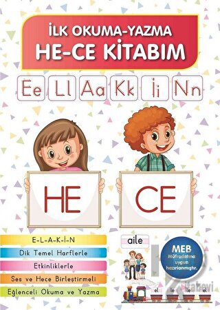 İlk Okuma - Yazma He-ce Kitabım - Halkkitabevi