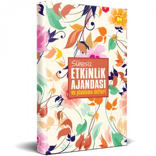 Süresiz Etkinlik Ajandası ve Planlama Defteri - İlkbahar