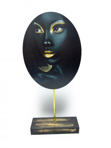 Mia Dekoratif Resimli Ahşap Biblo HK-20 - Halkkitabevi