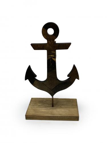 Ayaklı Ahşap Tonlamalı Çapa - Halkkitabevi