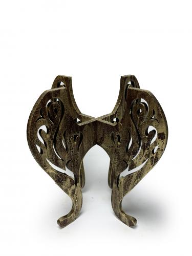 Mari Ahşap Ayaklı Beton Saksı Seri 2 - Halkkitabevi