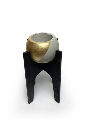 Akali Ayaklı Beton Saksı Seri 2 - Halkkitabevi