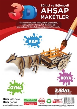 Kağnı Ahşap Maket