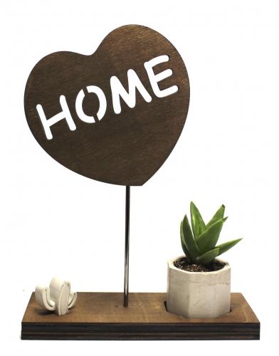 Kalp Home, Altıgen Beton Saksı ve Beton Kaktüs - Halkkitabevi