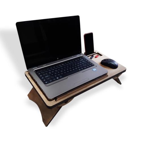 Katlanabilir Ahşap Dizüstü Bilgisayar Masası - Halkkitabevi