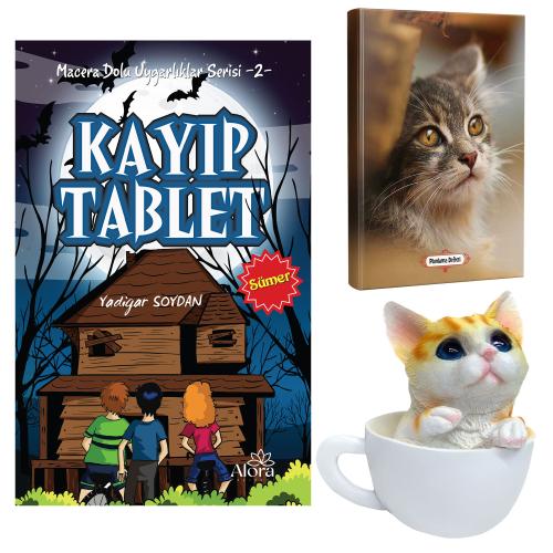 Kayıp Tablet - Mini Kedi Planlama Defteri ve Fincanda Kedi Kumbara