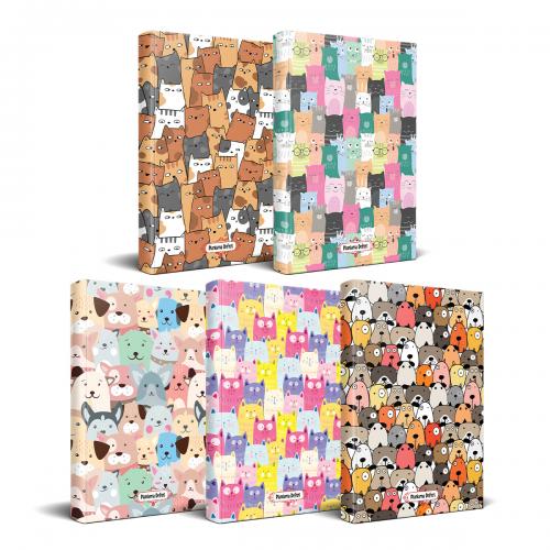 Kedi Temalı Planlama Defteri Seti - 5 Defter Set1 - Halkkitabevi