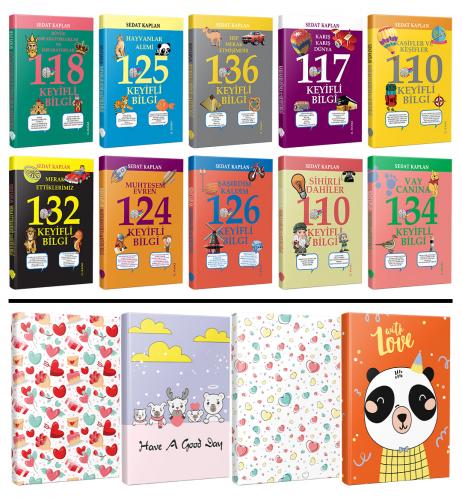 Keyifli Bilgiler 10 Kitap ve 4 Defter -2 - Halkkitabevi