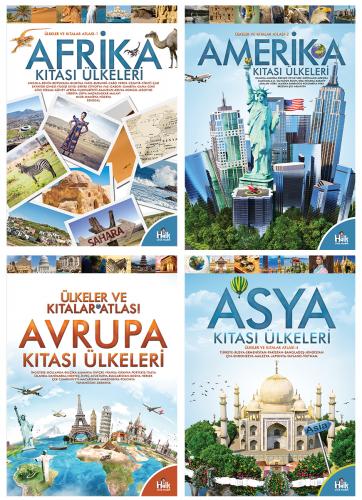 Kıtaları Öğreniyorum Seti - 4 Kitap