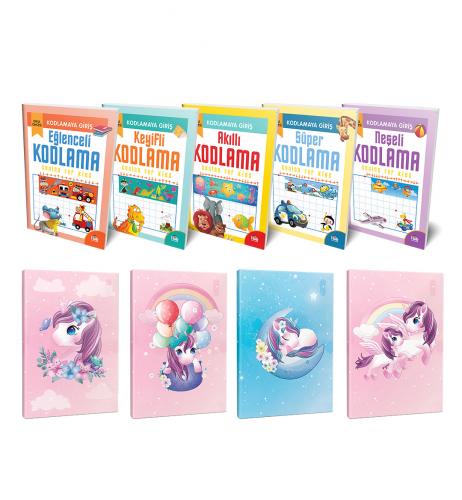 Kodlamaya Giriş 5li Kitap Seti ve 4 Defter-5