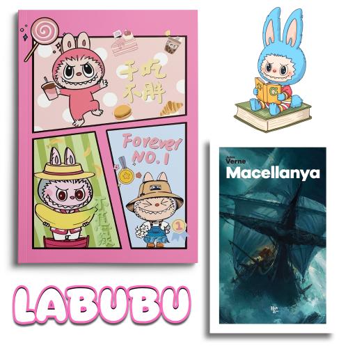 Labubu Forever No 1 Defter ve Macellanya Jules Verne - Halkkitabevi