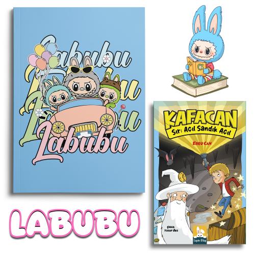 Labubu Summerday Defter ve Kafacan Sır Açıl Sandık Açıl