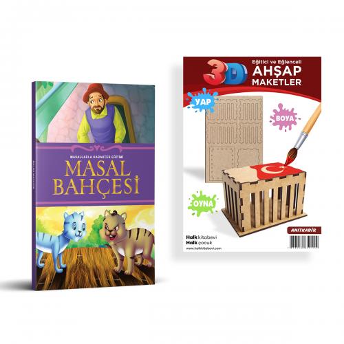 Masal Bahçesi + Anıtkabir Ahşap Boyama