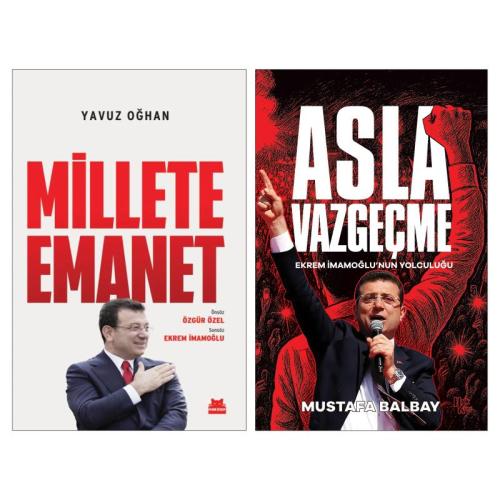 Millete Emanet ve Asla Vazgeçme 2'li Paket - Halkkitabevi