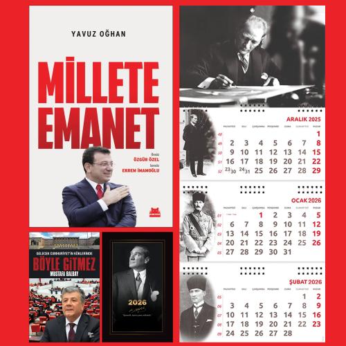 Millete Emanet ve Böyle Gitmez - İstikbal Ajanda - İmza Duvar Takvimi 
