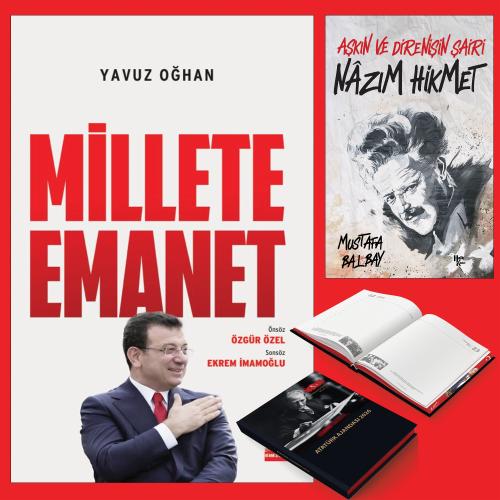 Millete Emanet ve Nazım Hikmet - Ciltli 2026 Ajanda - Halkkitabevi