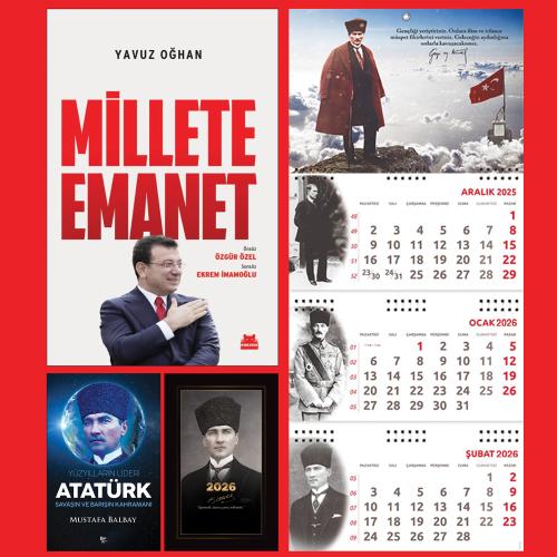 Millete Emanet ve Yüzyılların Lideri Atatürk - Kalpaklı Ajanda - Sakar