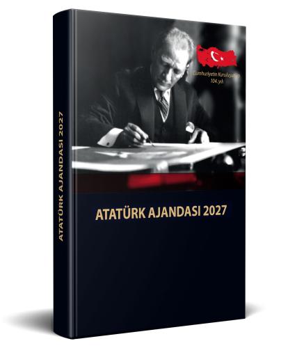 2027 Atatürk Ajandası - Ciltli - Halkkitabevi