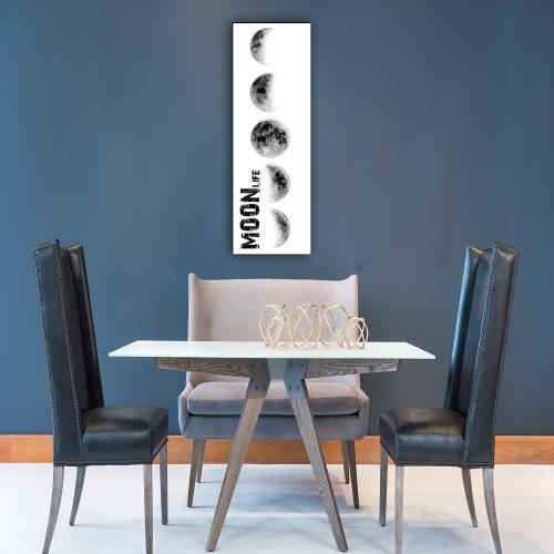 Moon Life Ahşap Tablo - Halkkitabevi