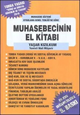 Muhasebecinin El Kitabı - Halkkitabevi