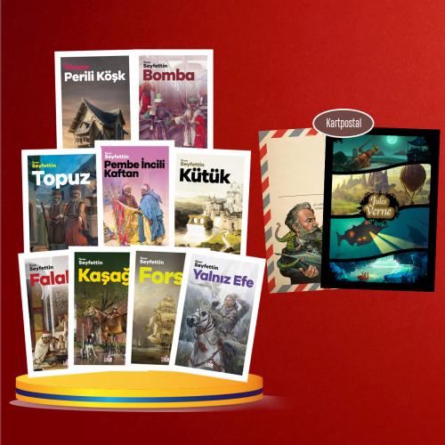 Ömer Seyfettin - 9 Kitap  1 Kartpostal Urun