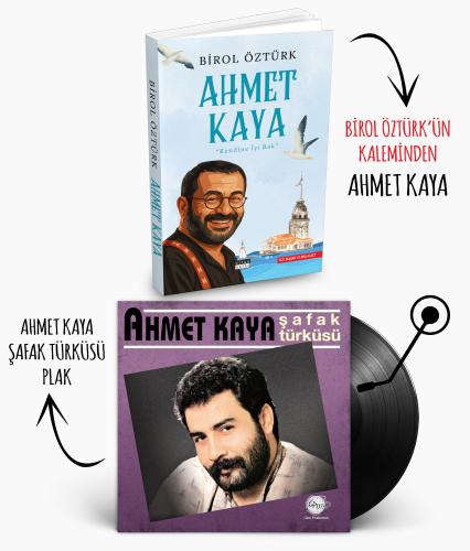 Plaklı Kitaplar - Ahmet Kaya - Şafak Türküsü Plak - Halkkitabevi