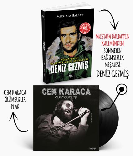 Plaklı Kitaplar - Deniz Gezmiş - Cem Karaca Ölümsüzler Plak