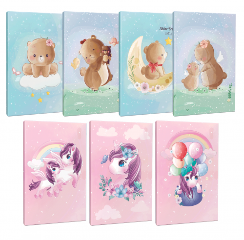 Rüyalar Alemi 7li 64 Sayfa Çizgili Okul Defteri Seti -1