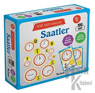 Saatler 6 Yaş Dört İşlem Kartlar