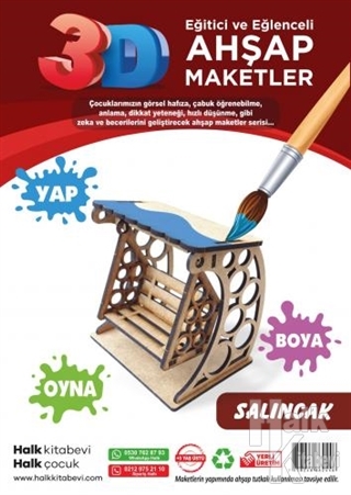 Salıncak Ahşap Maket