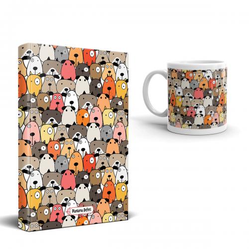 Şaşkın Kulaklar Planlama Defteri ve Baskılı Kupa Bardak