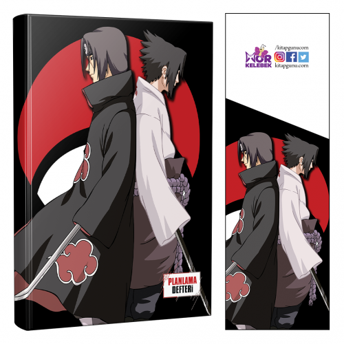 Sasuke-Itachi Defter ve Ayraç - Halkkitabevi