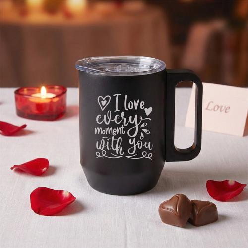 Sevgiler Gününe Özel - Love Every Moment Kulplu Bardak - Halkkitabevi