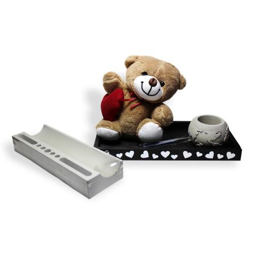 Sevgililer Günü Hediye Seti Masaüstü Organizerlı - Halkkitabevi