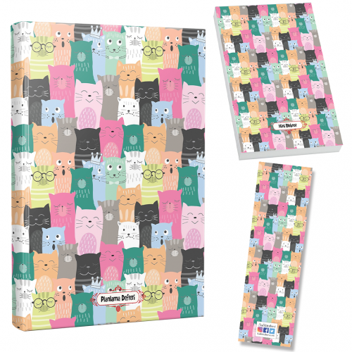 Sevimli Kulaklar Planlama Defteri-Bloknot-Ayraç Seti