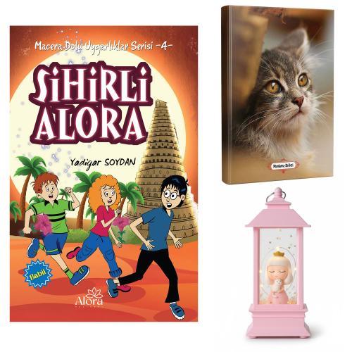 Sihirli Alora - Minik Kedi Planlama Defteri ve Kedili Prenses Fener Ti