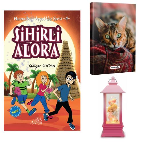 Sihirli Alora - Şaşkın Kedi Planlama Defteri ve Balonlu Aşıklar Fener 